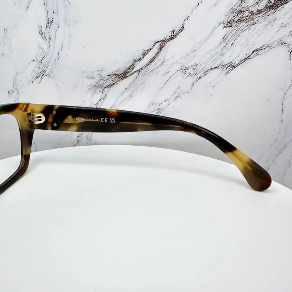 New CHANEL Eyeglasses Brown Gold Chain CC Rectangle 52mm Rx-able - Picture 6 of 16